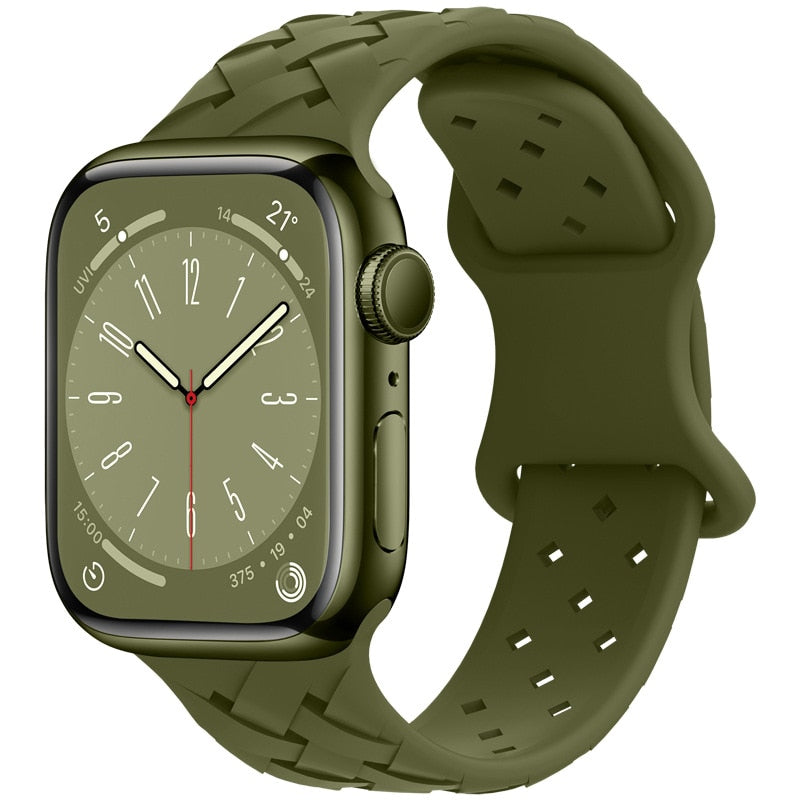Geflochtenes Silikonarmband
