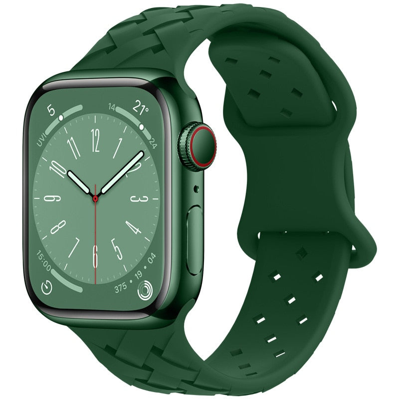 Geflochtenes Silikonarmband